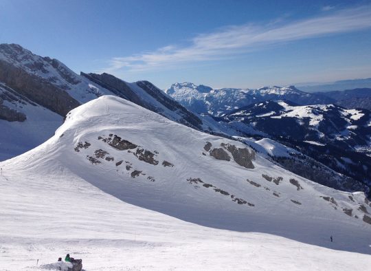 France - Ski de rando dans les Aravis, en étoile