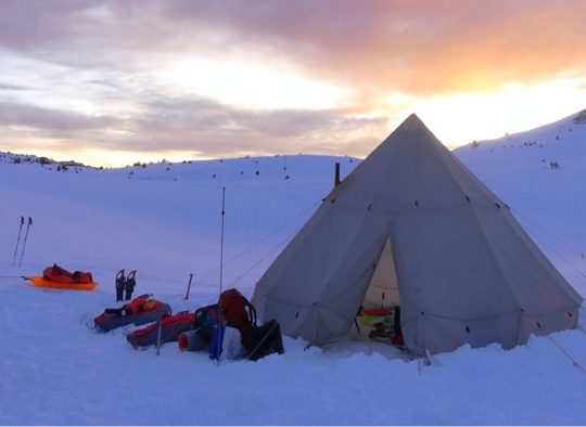 France - Pulka dans les Hauts-Plateaux du Vercors