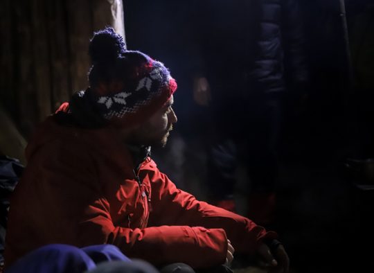 France - Pulka randonnée raquette dans la Vallée de la Clarée