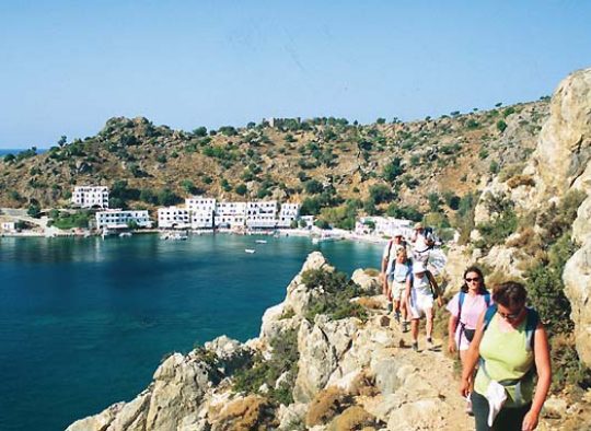 Grèce - Crète, balade en balcon sur la mer de Libye